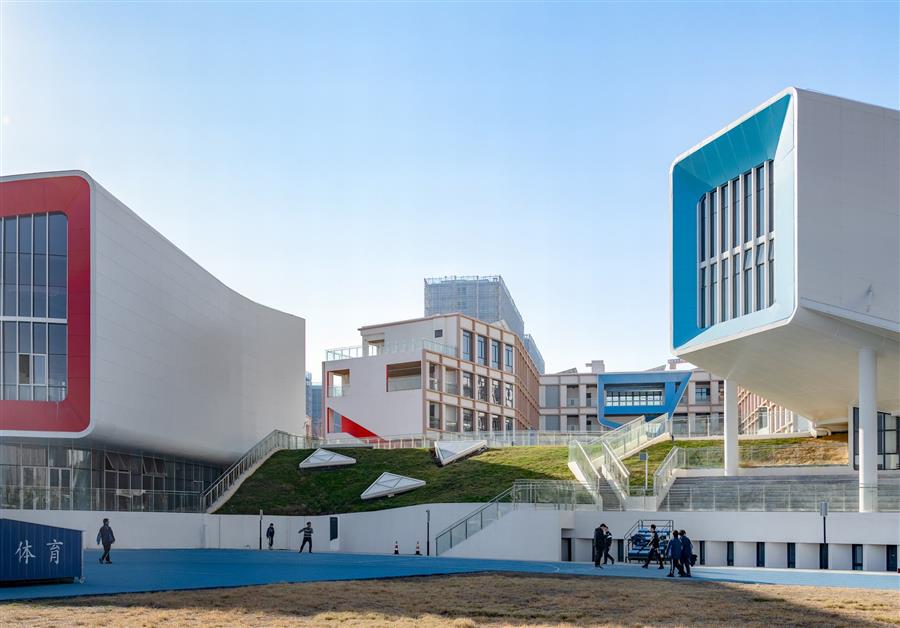 在校園的街道邂逅，衢州第六實(shí)驗(yàn)學(xué)校---零壹城市作品