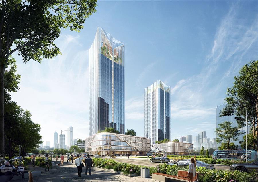 鳳舞云霞耀荊楚，金融智谷啟新章---Aedas新作