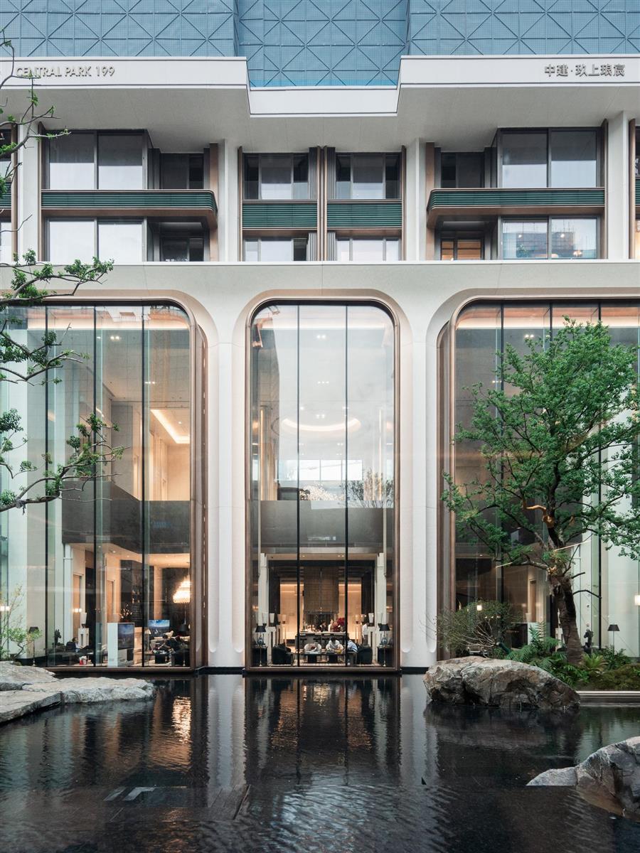 上海主城核心，中央公園式CBD地標(biāo)豪宅｜中建·玖上瑯宸---line+孟凡浩作品
