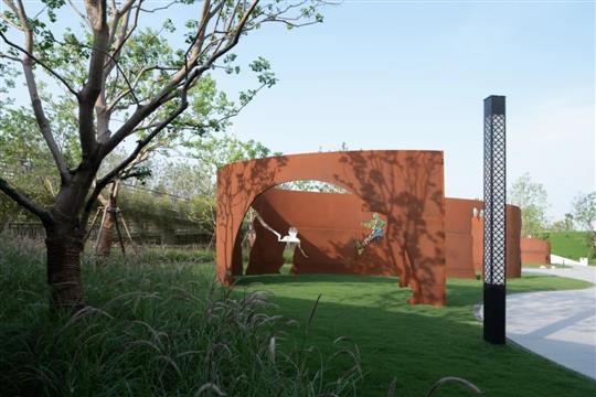 色彩、線條、空間—— 示范區(qū)景觀，簡(jiǎn)約非簡(jiǎn)單