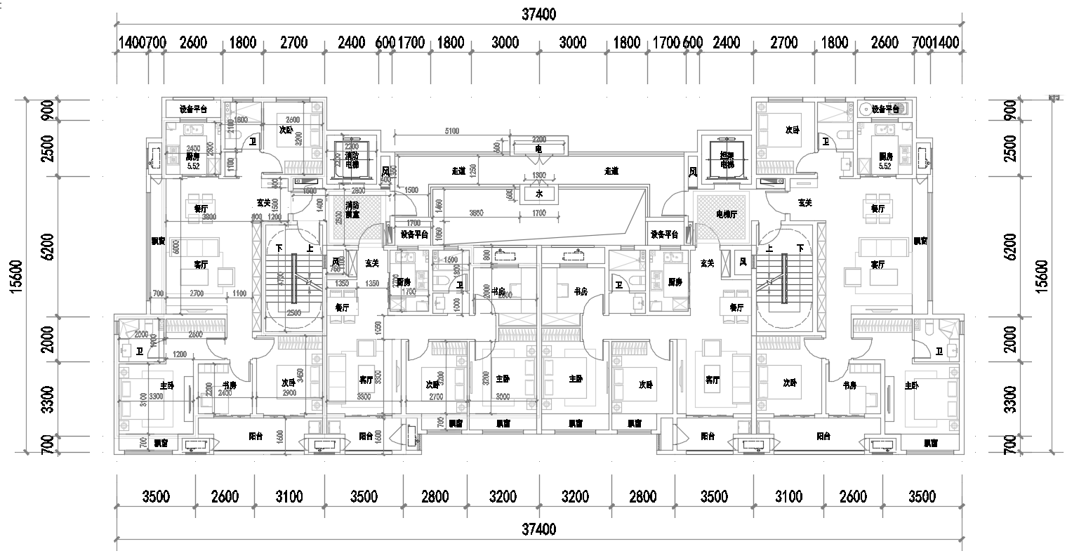戶型-標(biāo)準(zhǔn)化邊廳戶型_t9.dwg