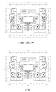 戶型-帶入戶花園1T2 1T3多種可變戶型