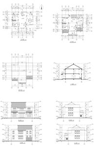 戶型-130占地別墅平立剖03