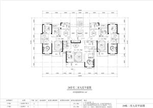 戶型-一梯三戶（九層）經(jīng)典戶型