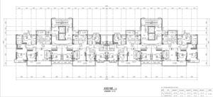 戶型-經(jīng)典一梯兩戶板樓戶型（南北通透）