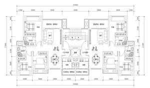 戶型-洋房 T2 面寬22.8 進(jìn)深11.4