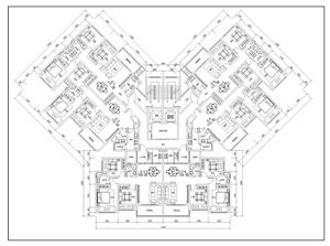 戶型-高層  T6  面寬39.5  進(jìn)深31.0