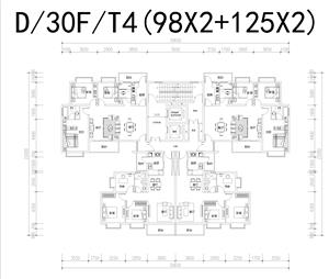 戶型-戶型匯總-98X2+125X2