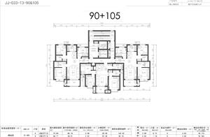 戶型-18層以上一梯三戶-80~125戶型