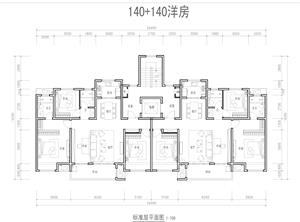 戶型-強(qiáng)排選用戶型-140-洋房