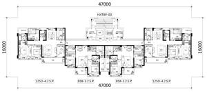 戶型-某地產(chǎn)北連廊標(biāo)準(zhǔn)化戶型3