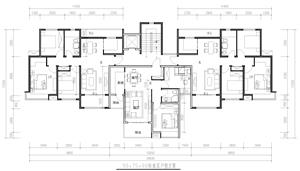 戶型-中海清江路-高層戶型12-90 75 90-3房2廳 2房1廳 3房2廳