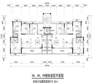 戶型-中高-T2-138洋房_t6