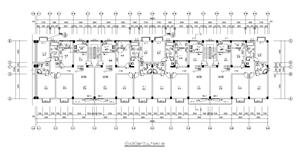 戶型-商住樓全套施工圖
