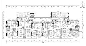 戶型-YJ140&125-a(T4-33X)(三開(kāi)間 四房三房 合廳 南方版)