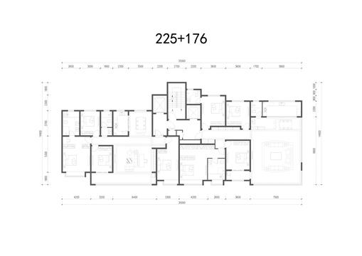 戶型-一梯兩戶-18F-225+176