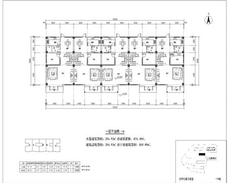 戶型-一至四層聯(lián)排別墅