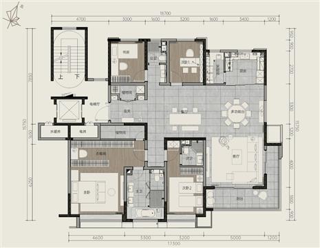 戶型-新疆萬科·隱廬