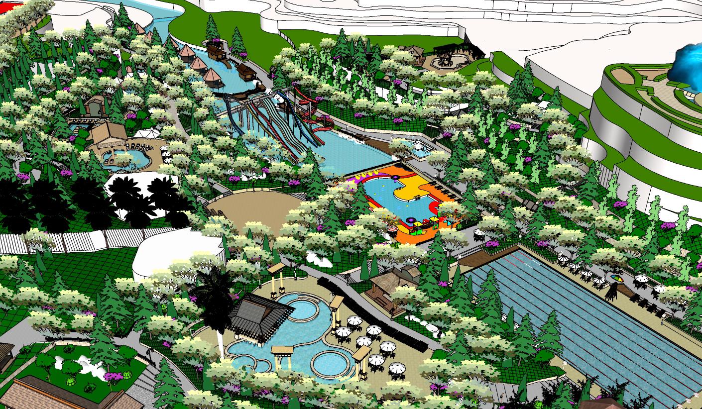 溫泉度假村規(guī)劃設(shè)計-外觀|模型|效果圖