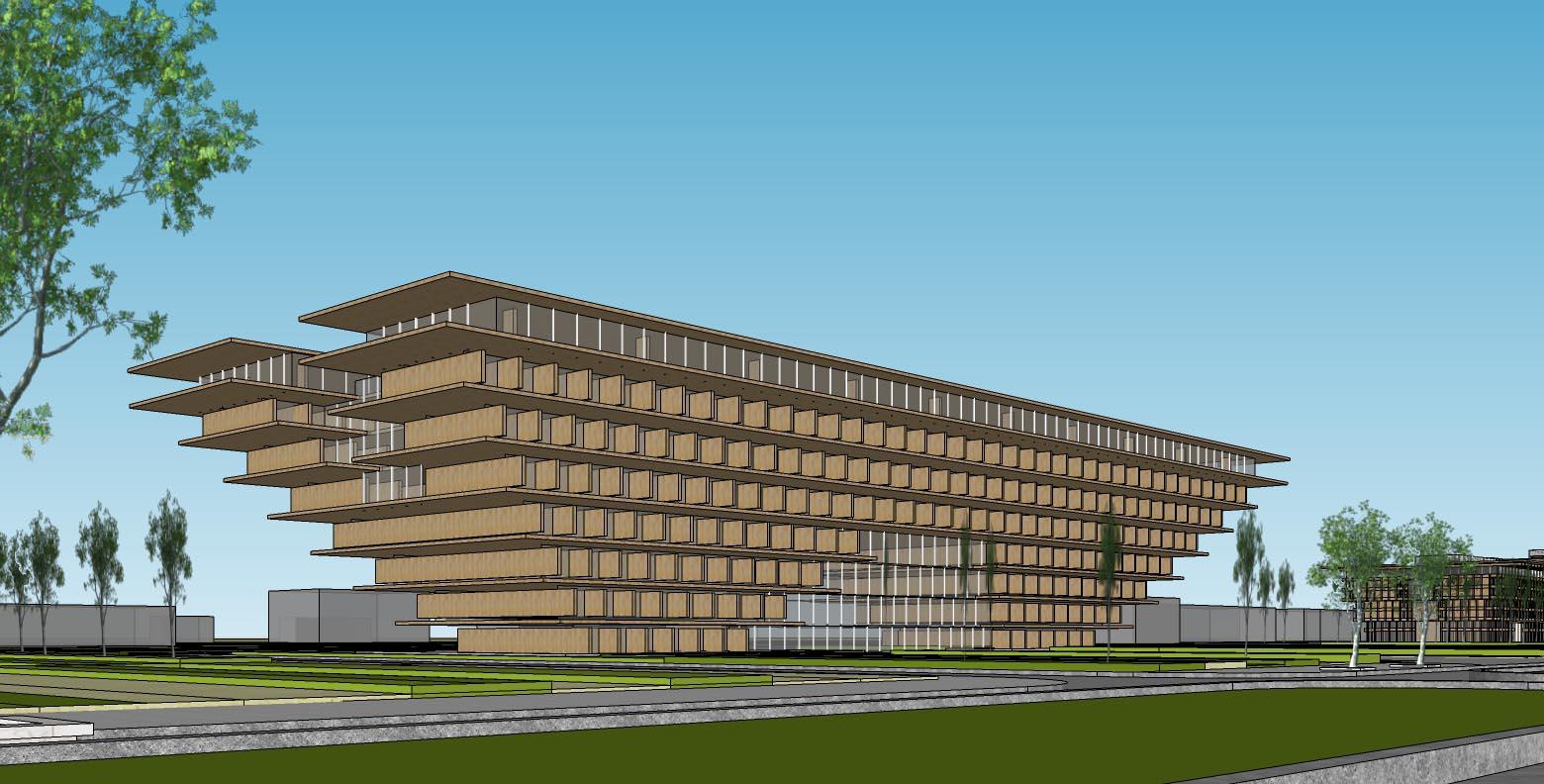 偏概念向的交通樞紐站 0909-外觀|模型|效果圖