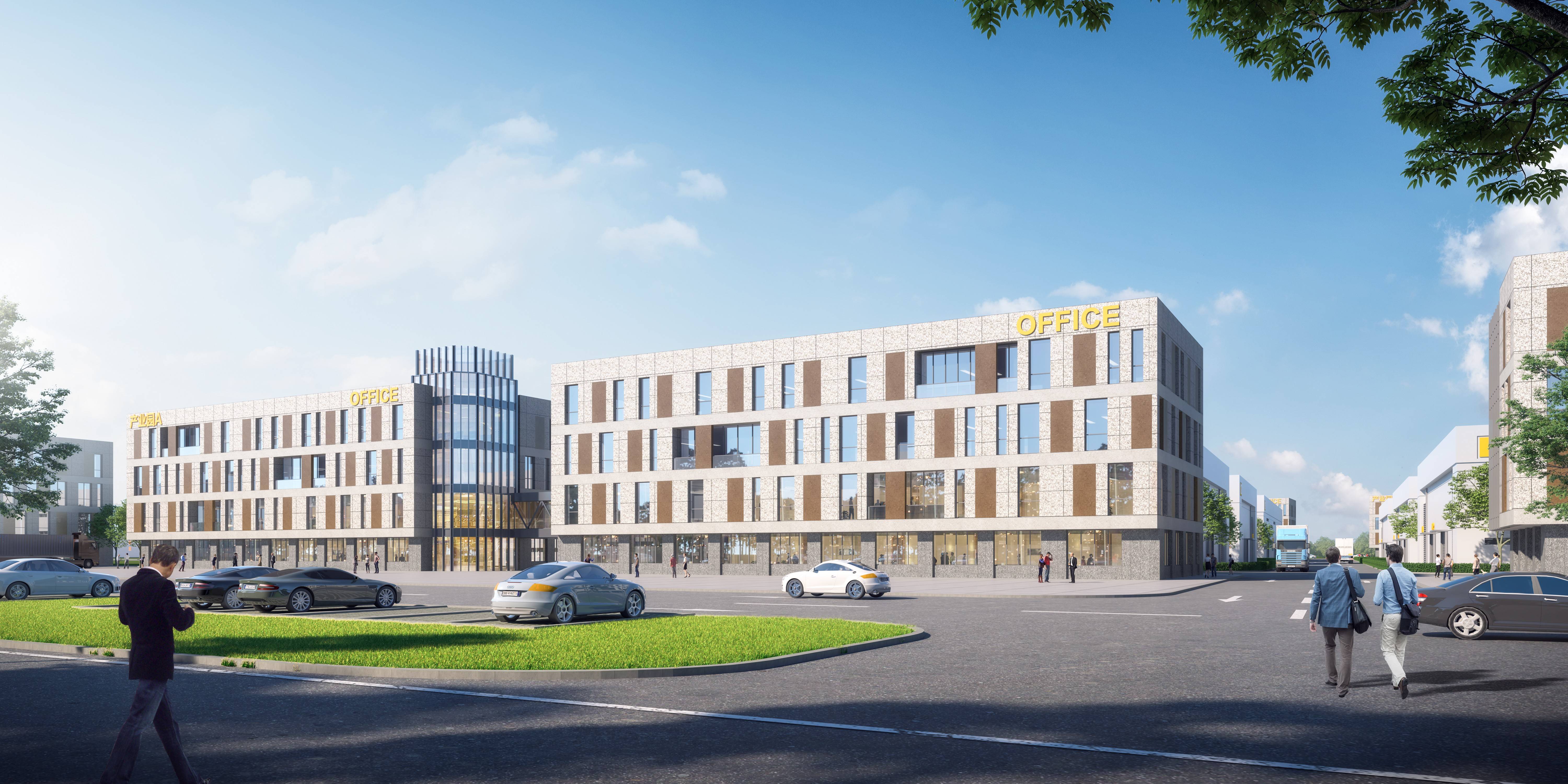 2025現(xiàn)代產(chǎn)業(yè)園、辦公樓-外觀|模型|效果圖