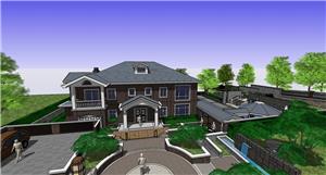 歐式-獨棟別墅 景觀墅院