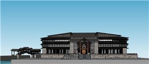 一個(gè)游客服務(wù)中心方案 方案1